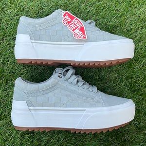 Old Skool Stacked Embossed Check Vans